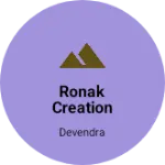Business logo of Ronak Creation