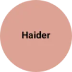 Business logo of Haider