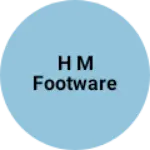 Business logo of H m footware