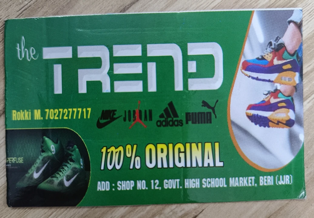 Visiting card store images of The Trend