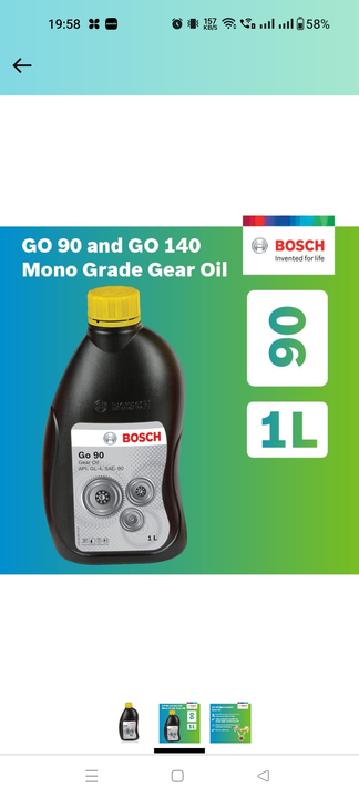 Bosch Gear Oil F002H20987079 (1 LTR) uploaded by business on 2/24/2023