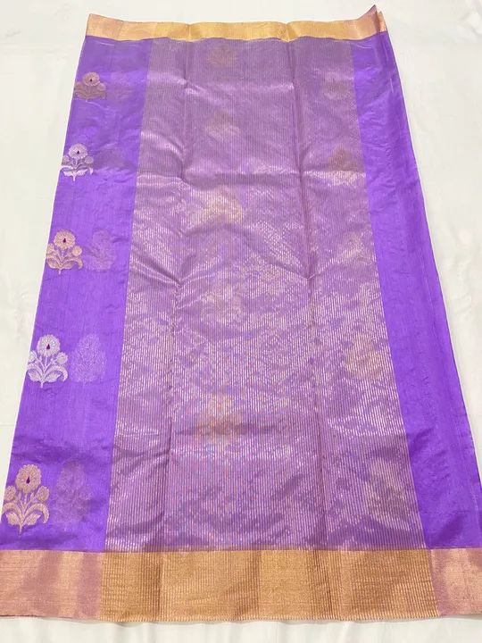 Chanderi saree pattu silk  uploaded by Raiqa textile on 2/24/2023