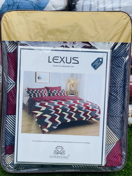 Lexus Double Bed Comforter Set With Bed Sheet uploaded by business on 2/24/2023