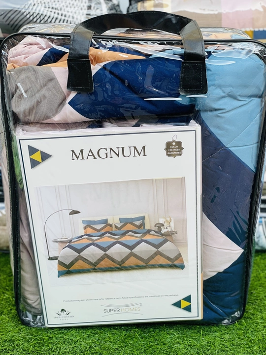Magnum Double Bed Comforter Set With Bed Sheet uploaded by business on 2/24/2023