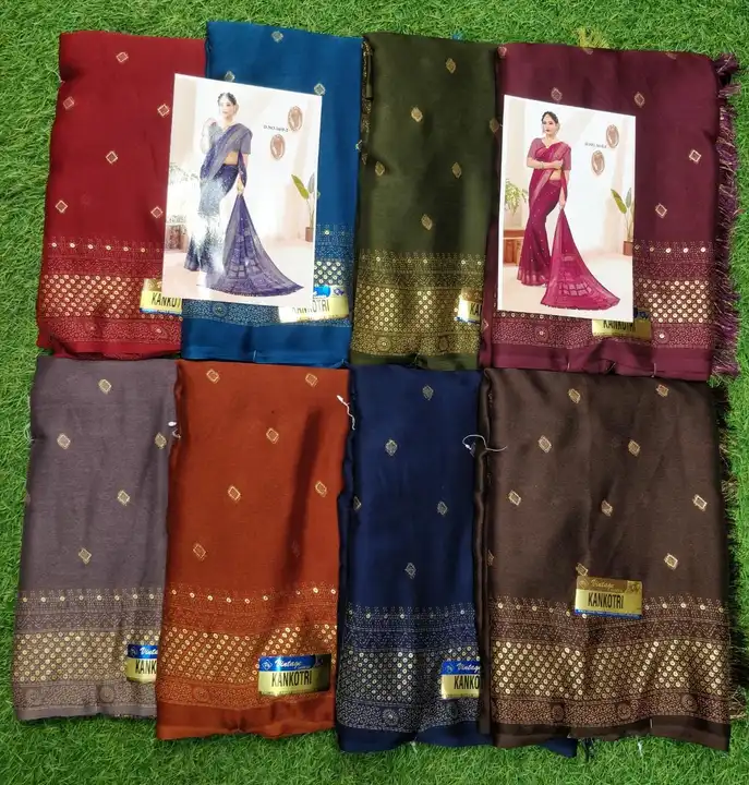 Fancy synthetic sarees uploaded by Manik Enterprises on 2/24/2023