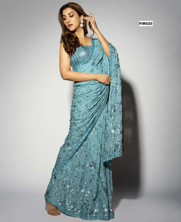 Sequence saree uploaded by business on 2/24/2023