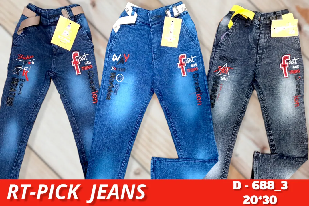 20×30 Kids Jeans uploaded by RISHABH TRADERS on 2/24/2023