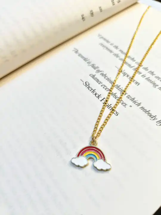Product image of Rainbow Chain pendant , price: Rs. 100, ID: rainbow-chain-pendant-f843b82b