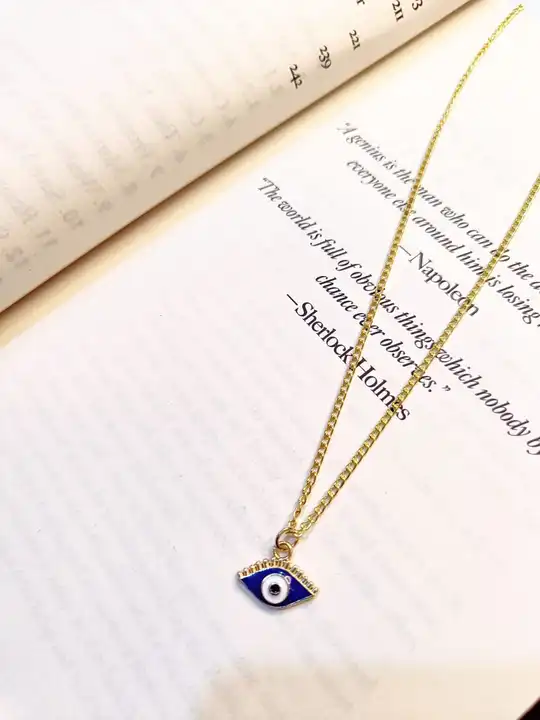 Product image of Evil Eye Symbol Chain pendant , price: Rs. 100, ID: evil-eye-symbol-chain-pendant-1d26dbc1