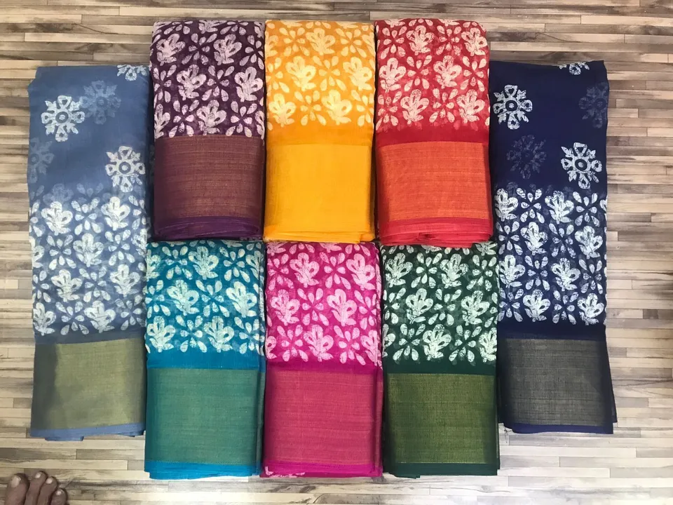Cotton printed saree  uploaded by N K SAREES  on 2/24/2023