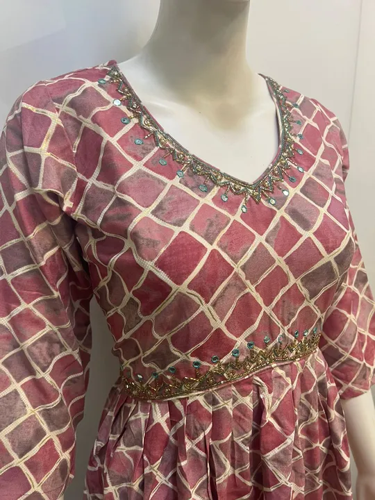 Alia handwork frock summer uploaded by Unique collection on 2/24/2023