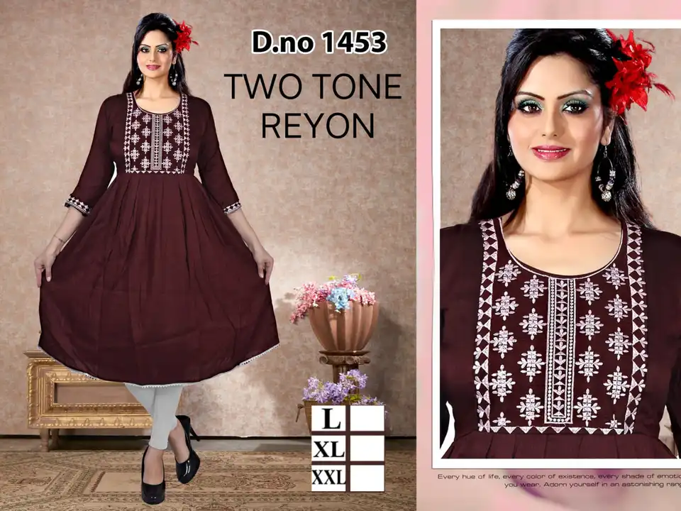 Reyon heavy twoton uploaded by Kurti manufacturing on 5/23/2024