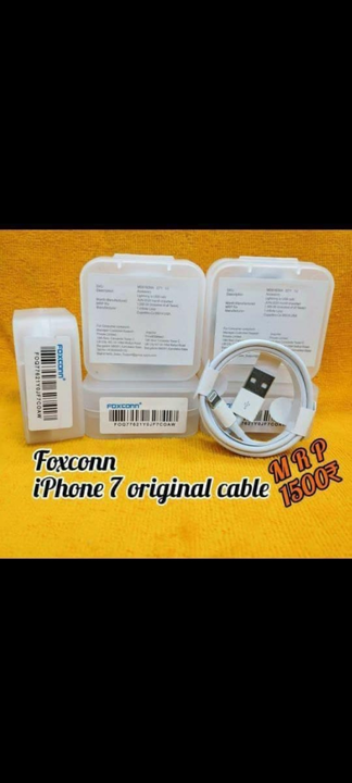 Foxcon iPhone 7 OG Cable  uploaded by Kripsons Ecommerce on 2/24/2023