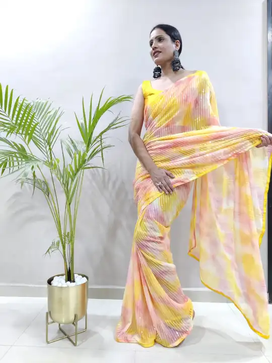 *Be a festive ceremony or a family get-together, these stunning sequence saree are Great to personal uploaded by Vishal trendz 1011 avadh textile market on 2/24/2023