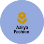 Business logo of Aaliya fashion