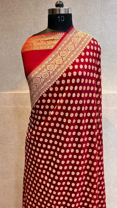 Banarassi warm silk dayabl saree  uploaded by GA Fabrics on 2/24/2023