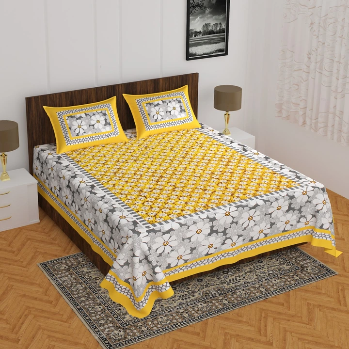 Jaipuri Bedsheet 1+2 pillows uploaded by business on 2/24/2023