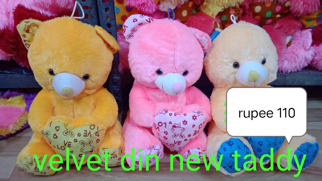 Velvet new teddy uploaded by A s k plastic toys house Sonu  on 2/24/2023