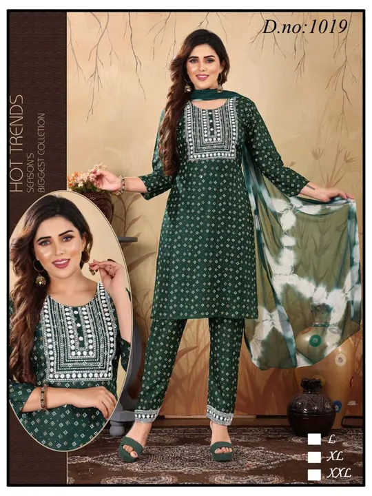 Kurti + pant with dupatta  uploaded by business on 2/24/2023