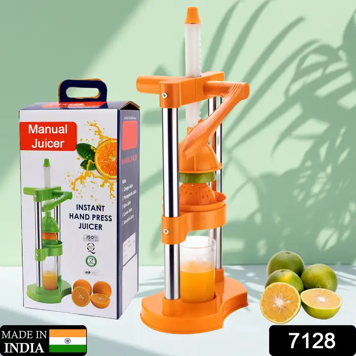 7128 HAND PRESSURE JUICER WITH GLASS MANUAL COLD PRESS JUICE MACHINE INSTANT MAKE JUICE SQUEEZER, FR uploaded by DeoDap on 2/24/2023