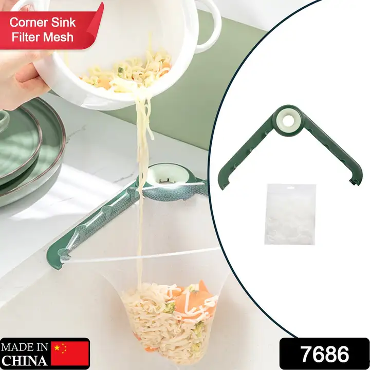 7686 KITCHEN SINK DRAIN FILTER HOLDER TRIANGLE FOLDABLE SINK STRAINER DRAINER FOR KITC

 uploaded by DeoDap on 2/24/2023