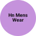 Business logo of HN mens wear