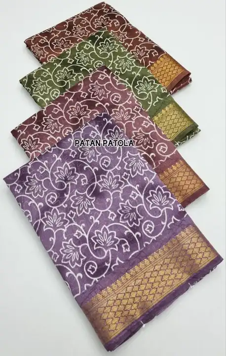 Cotton with fancy zari patta uploaded by N K SAREES  on 2/24/2023