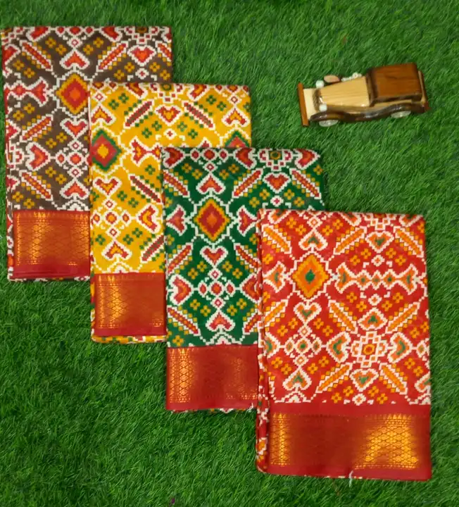 Cotton with fancy zari patta uploaded by N K SAREES  on 2/24/2023