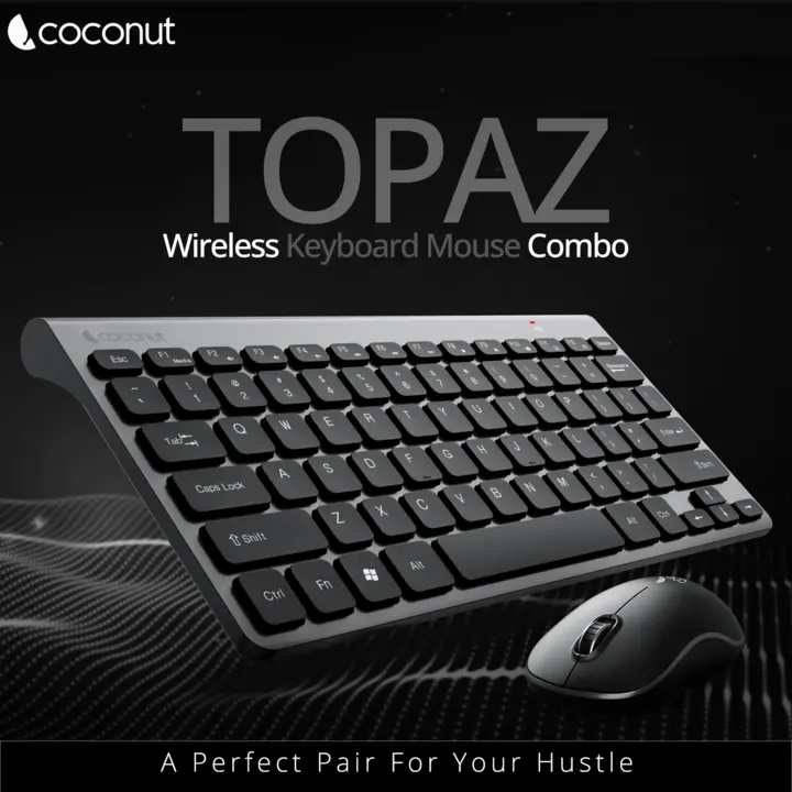 Topaz Compact Wireless Keyboard Mouse Combo 78 Keys - Super Lightweight uploaded by Coconut - IT Accessory Brand on 5/30/2024