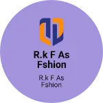 Business logo of R.k  fshion