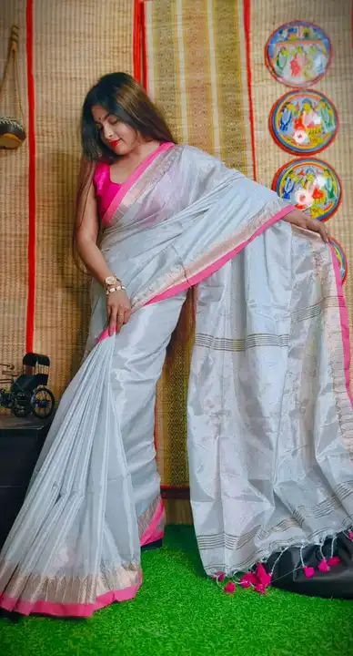 Tishu handloom saree  uploaded by business on 2/24/2023
