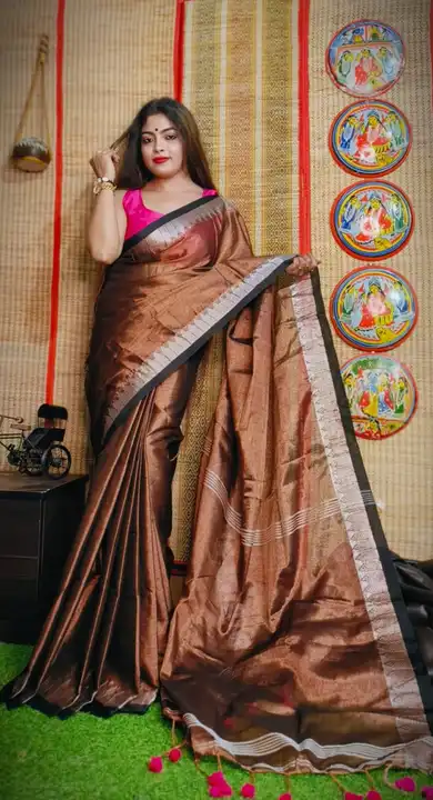Tishu handloom saree  uploaded by Saraswati on 2/24/2023