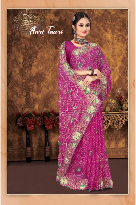 Aari Taari  30 Georgette  uploaded by Wholesale price ( Rajlakshmi Textile VF ) on 2/24/2023