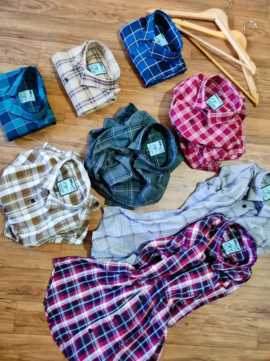 Men's casual checks shirts uploaded by LEEV WINGS LIFESTYLE on 2/24/2023