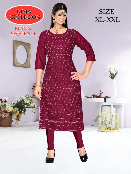 Chiken kurti uploaded by Ujma collection on 2/24/2023