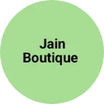 Business logo of Jain boutique