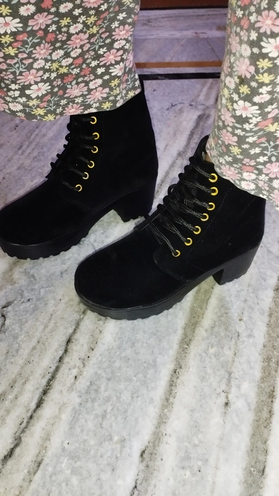 Women's velvet Boot uploaded by DN Footwear on 2/24/2023