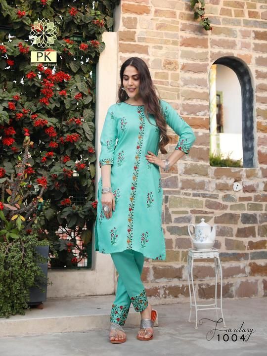 *READY TO SHIP*

Affordable Range Kurti With Pant

🌼Brand - *PK* 

🍁Catalog : *FASHION FANTASY VOL uploaded by business on 2/22/2021