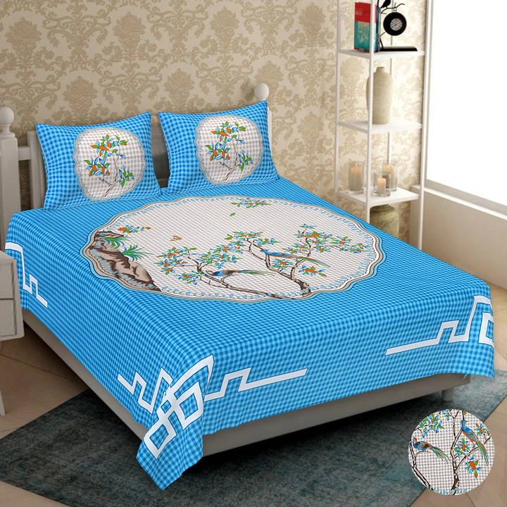 Cotton Double bedsheet  uploaded by The print house  on 2/24/2023