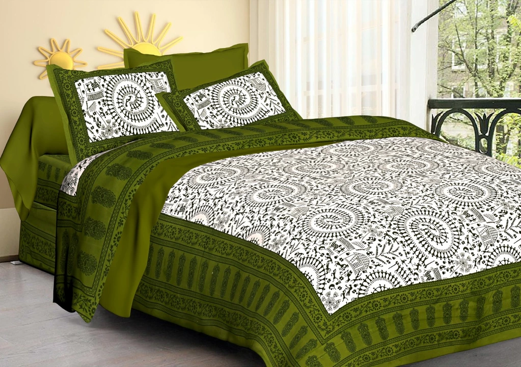Cotton Double bed Bedsheet uploaded by The print house  on 2/24/2023