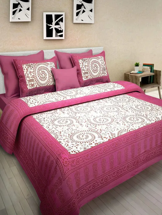 Cotton Double bed Bedsheet uploaded by The print house  on 2/24/2023