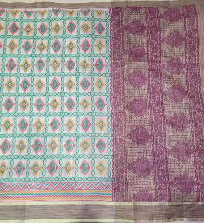 Cotton printed soft saree  uploaded by Banarasi saree on 2/24/2023
