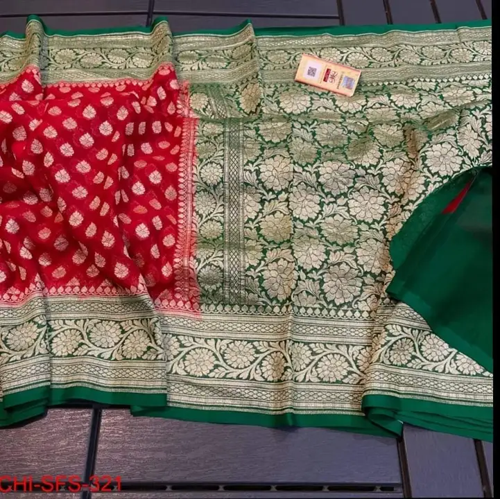 Pure shiffon georget banarasi silk

saree uploaded by Ahmad silk fabric on 2/24/2023