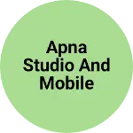 Business logo of Apna Studio and mobile shop