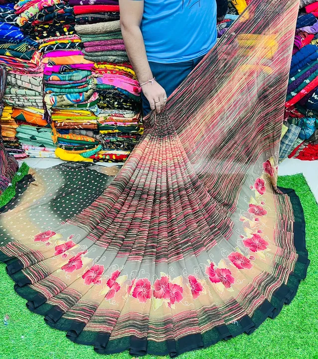 Weightless saree  uploaded by SAURYA LIFE STYLE on 2/24/2023