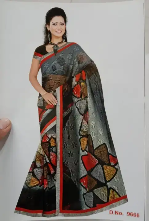 Braso Saree With Lace uploaded by business on 2/24/2023
