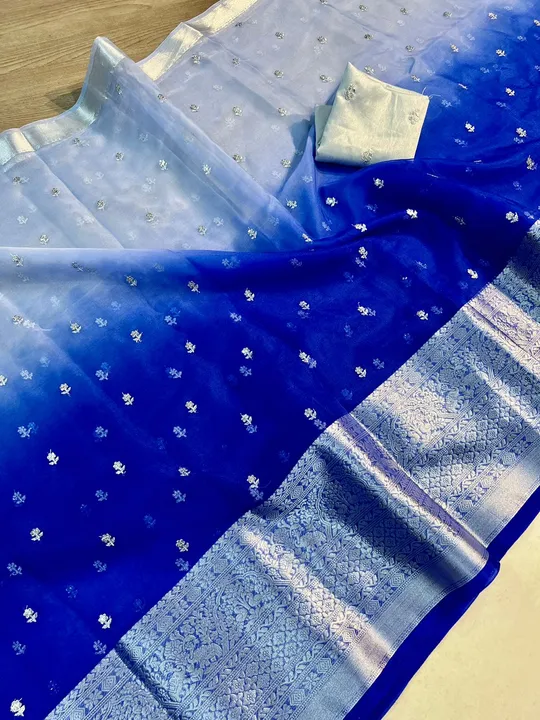 Nylon organza saree  uploaded by SAURYA LIFE STYLE on 2/24/2023