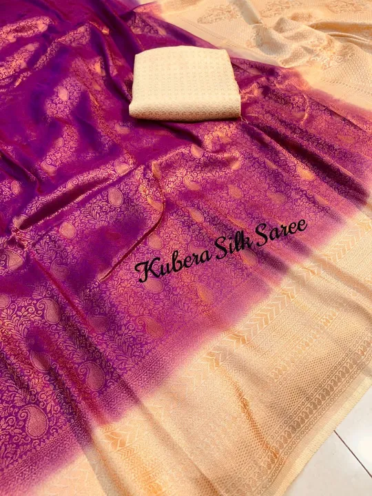 Kubera pattu silk saree  uploaded by DUDHAT Impax on 2/25/2023