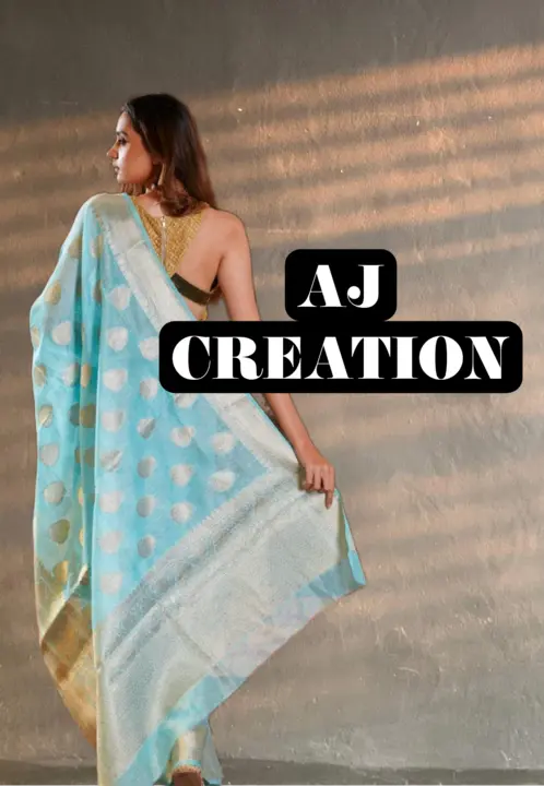 PURE LINEN BUTA SAREE  uploaded by Aj creation on 2/25/2023