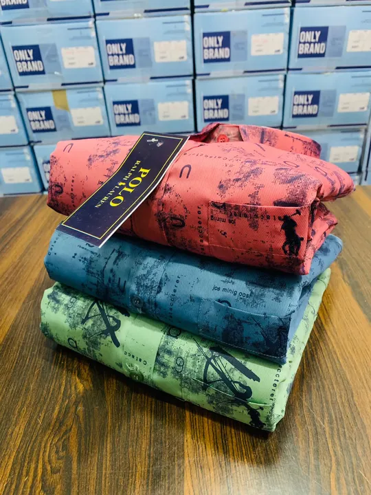 Men's printed shirts  uploaded by Jai Mata Di Garments on 2/25/2023